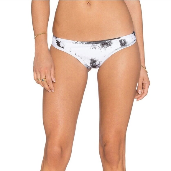NWT Tavik [ Small ] Jayden Moderate Bikini Bottom in Smudge‎ Black White - Picture 8 of 10
